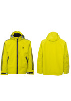 Куртка укороченная мужская желтая, капюшон желтый ADIDAS Gore-tex