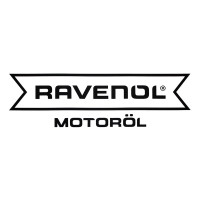 Наклейка RAVENOL Motoroel черная плоттер трафарет 130x40 мм