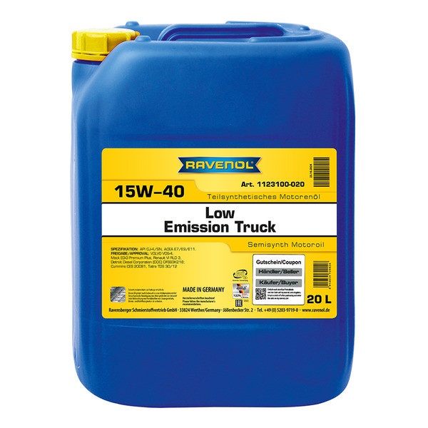 Low Emission Truck 15W-40