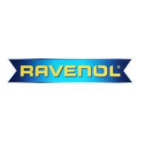Наклейка RAVENOL градиент с обводкой 250x47 мм