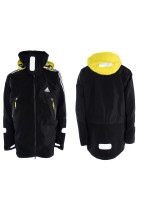 Куртка унисекс черная, капюшон желтый ADIDAS Gore-tex